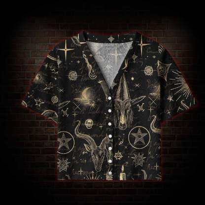 Baphomet Pointelle Cardigan