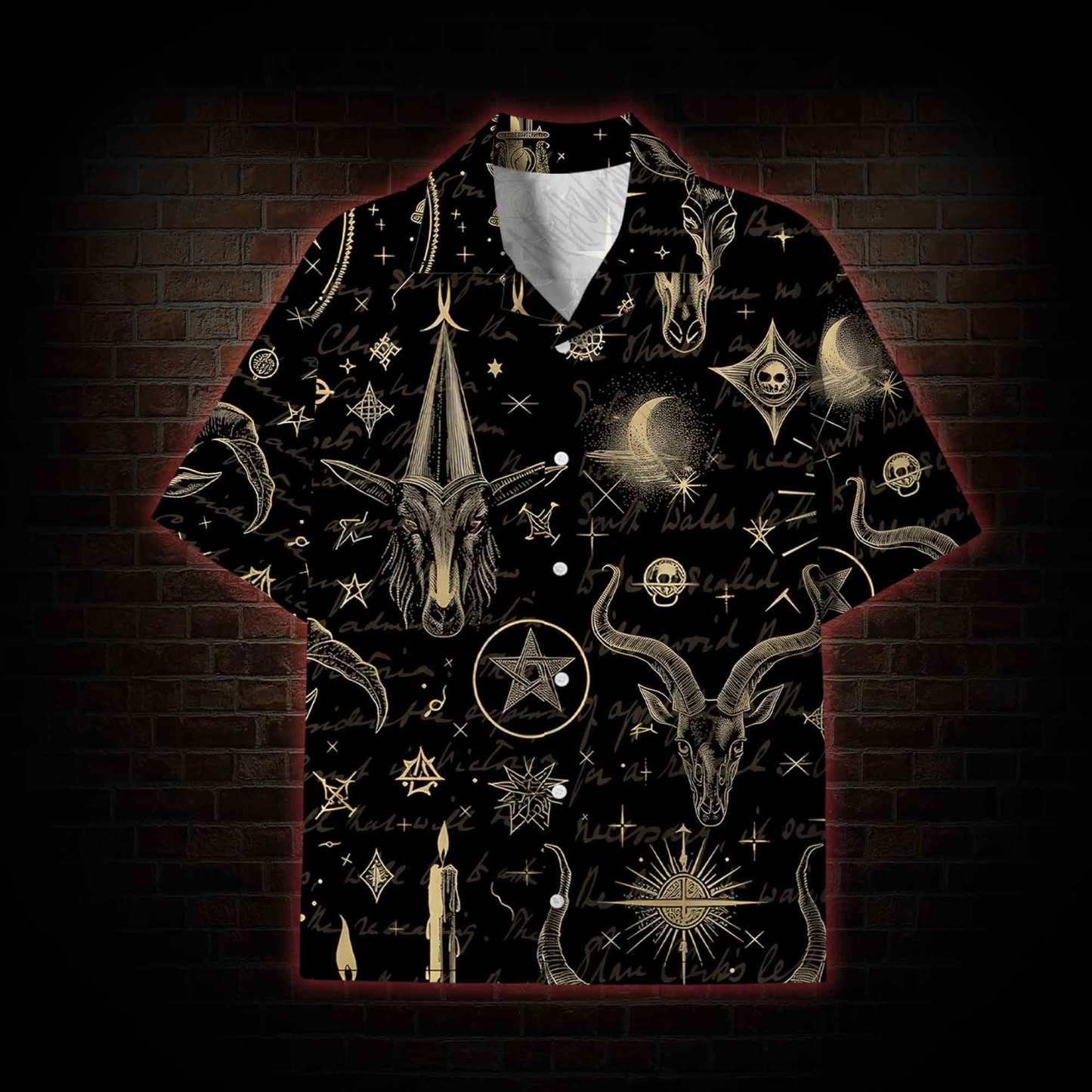  Baphomet Lightweight Hawaiian Shirt