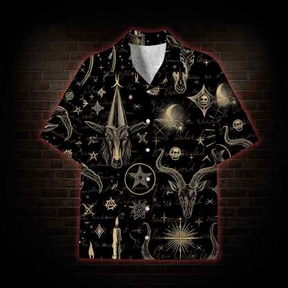  Baphomet Lightweight Hawaiian Shirt