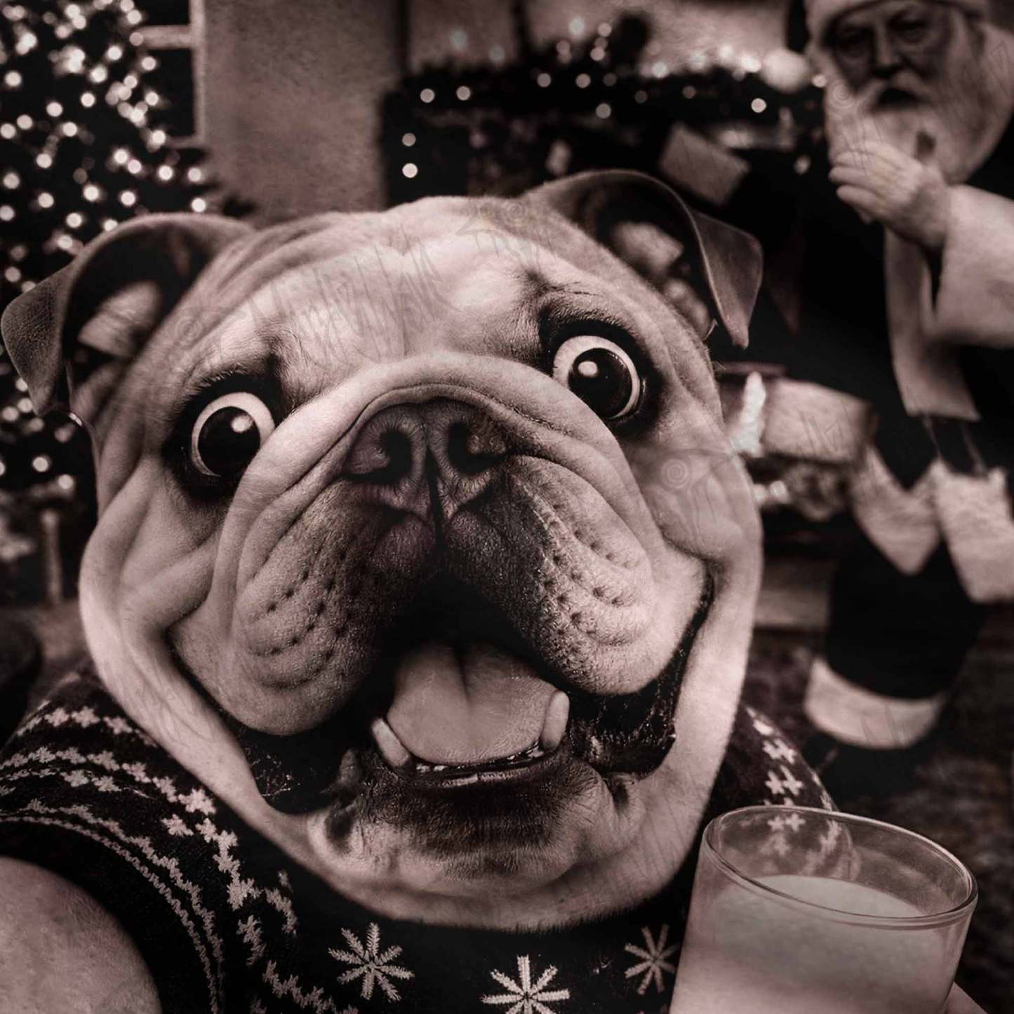 Naughty Bulldog Ugly Sweatshirts