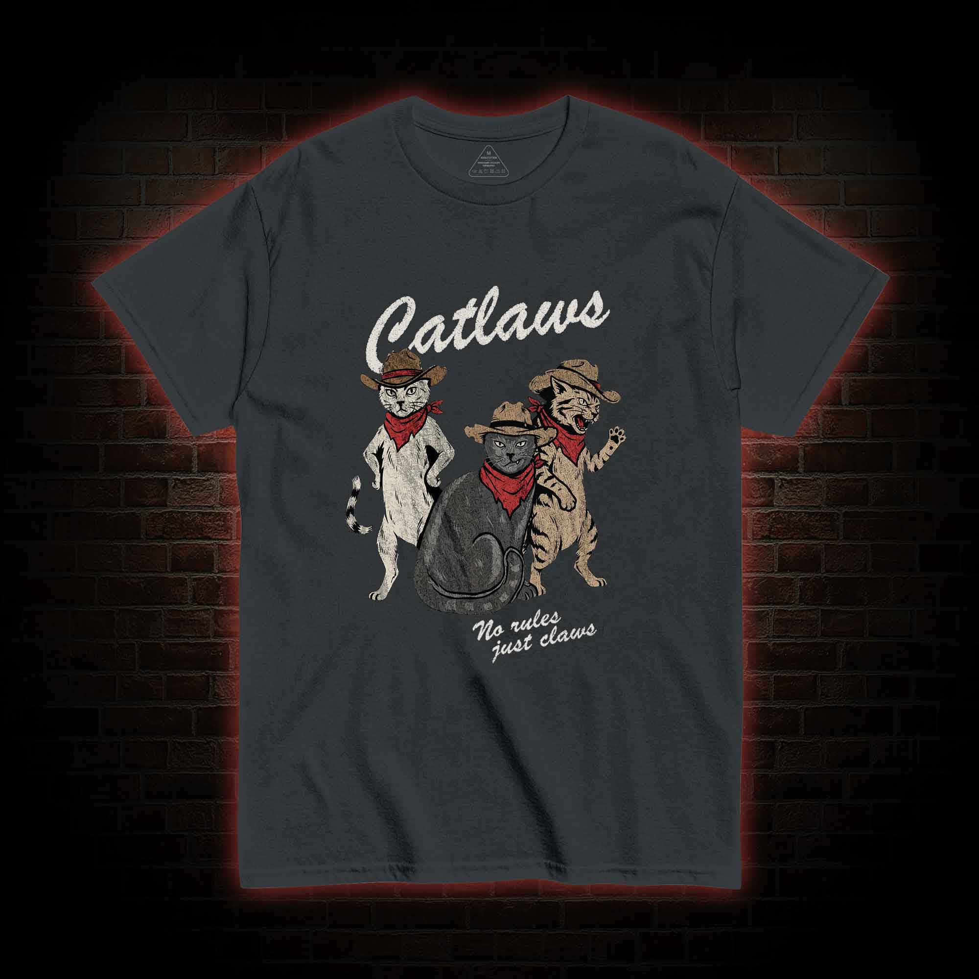 Vintage Cowboy Cat T-shirt