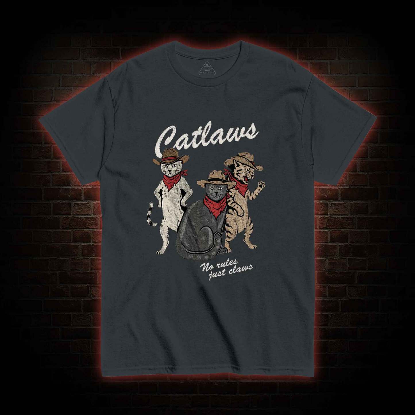 Vintage Cowboy Cat T-shirt