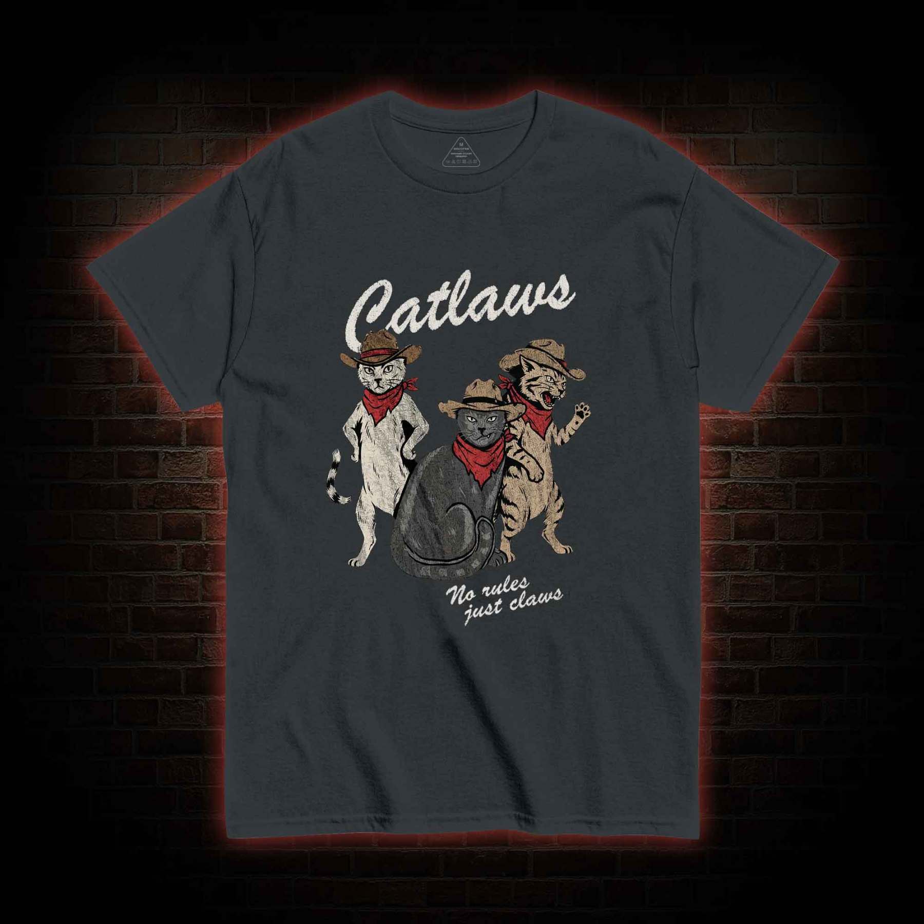 Vintage Cowboy Cat T-shirt