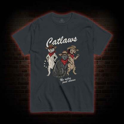 Vintage Cowboy Cat T-shirt