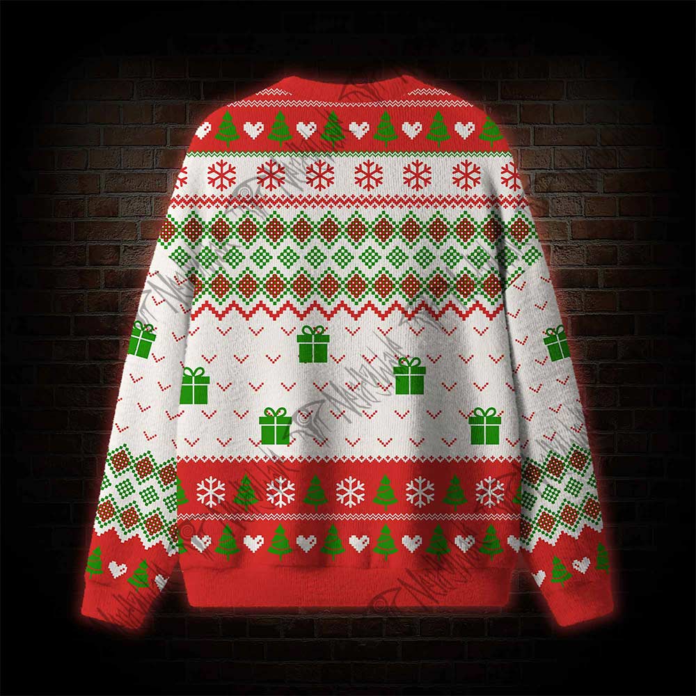 Overstimulated Festive Af Ugly Sweatshirts