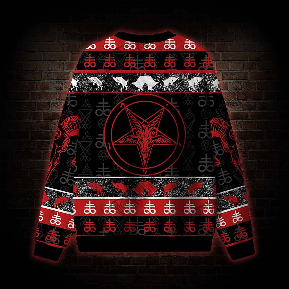 I Love Satan I Mean Satan Ugly Sweatshirts