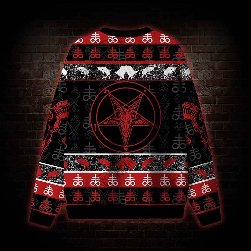 I Love Satan I Mean Satan Ugly Sweatshirts