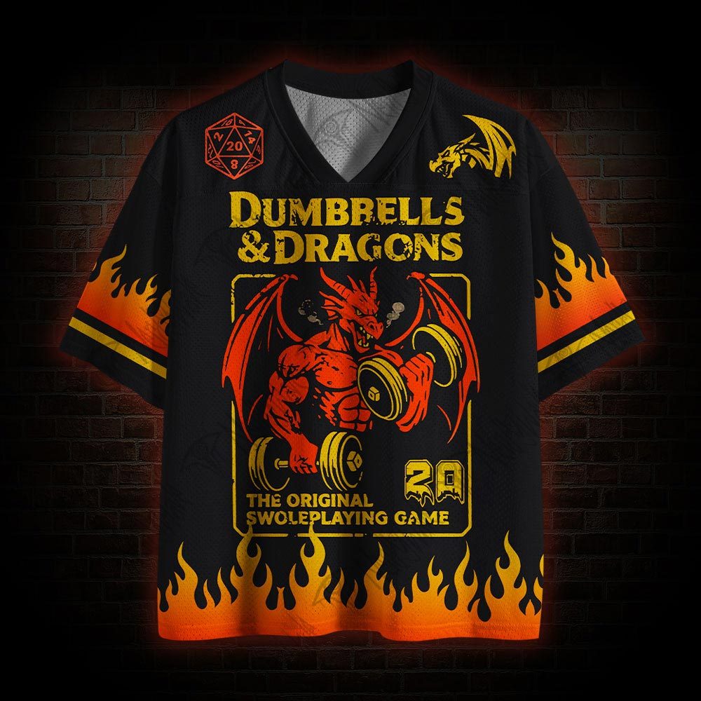 Dumbbells&Dragons Mesh Jersey