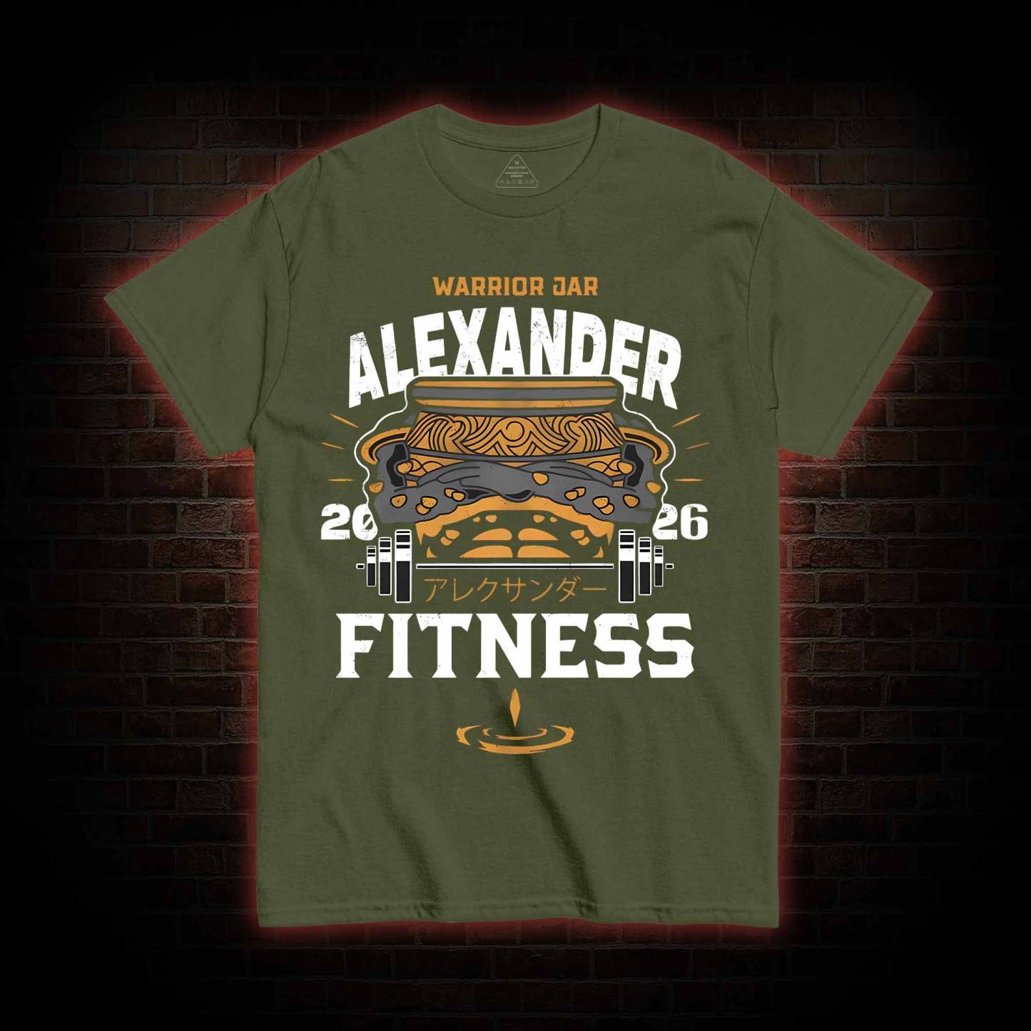 Warrior Jar Alexander Fitness T-Shirt 