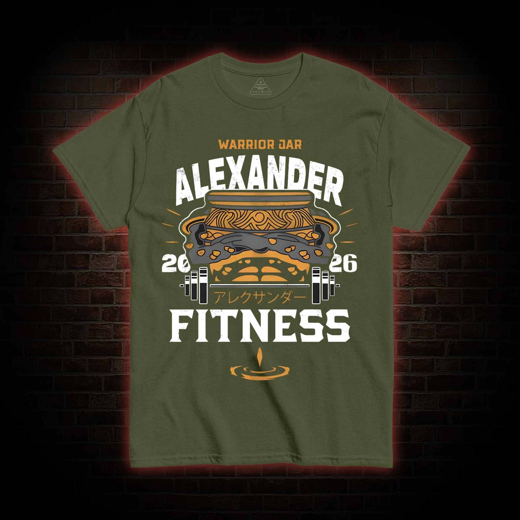 Warrior Jar Alexander Fitness T-Shirt 