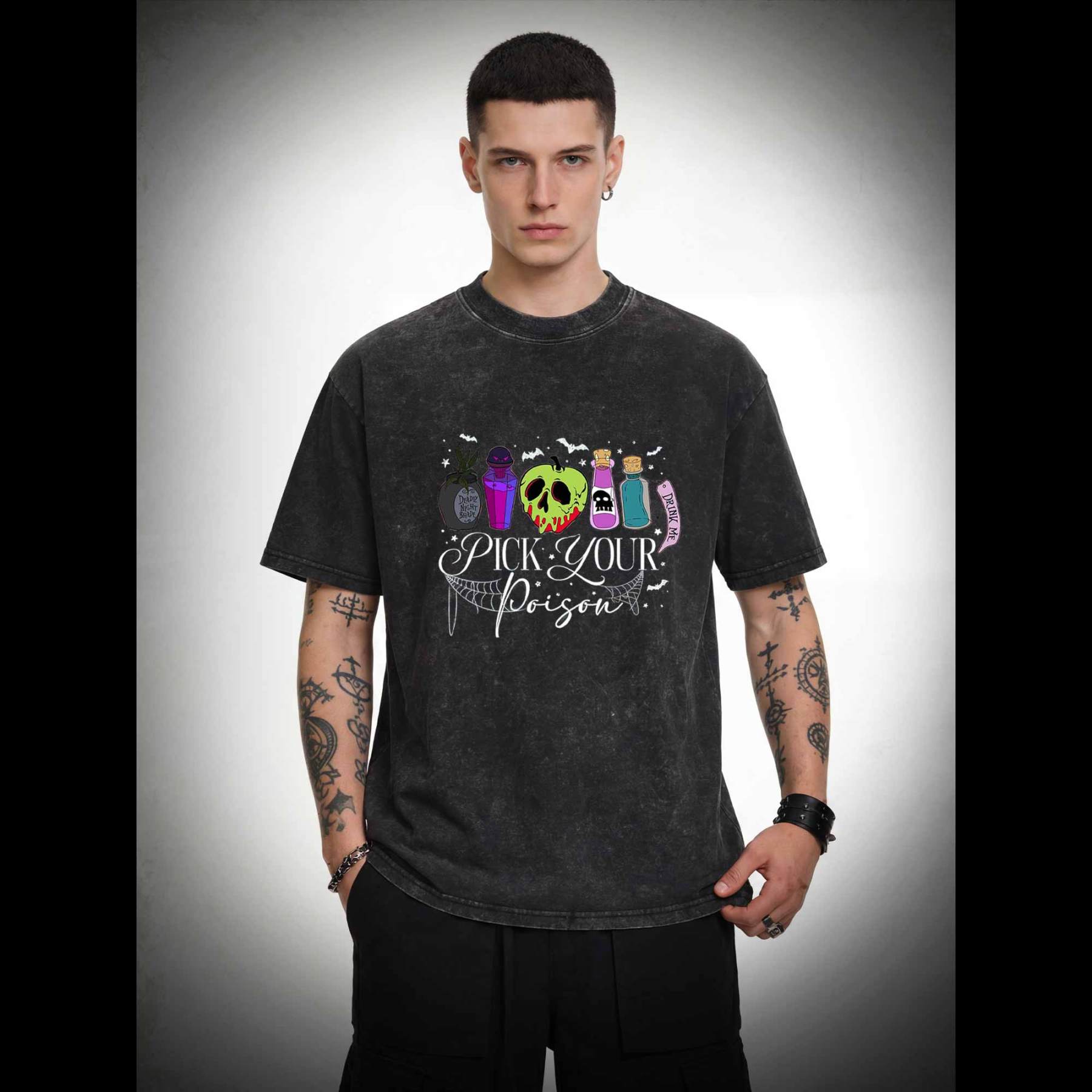 Pick Your Poison Halloween Washed T-shirt