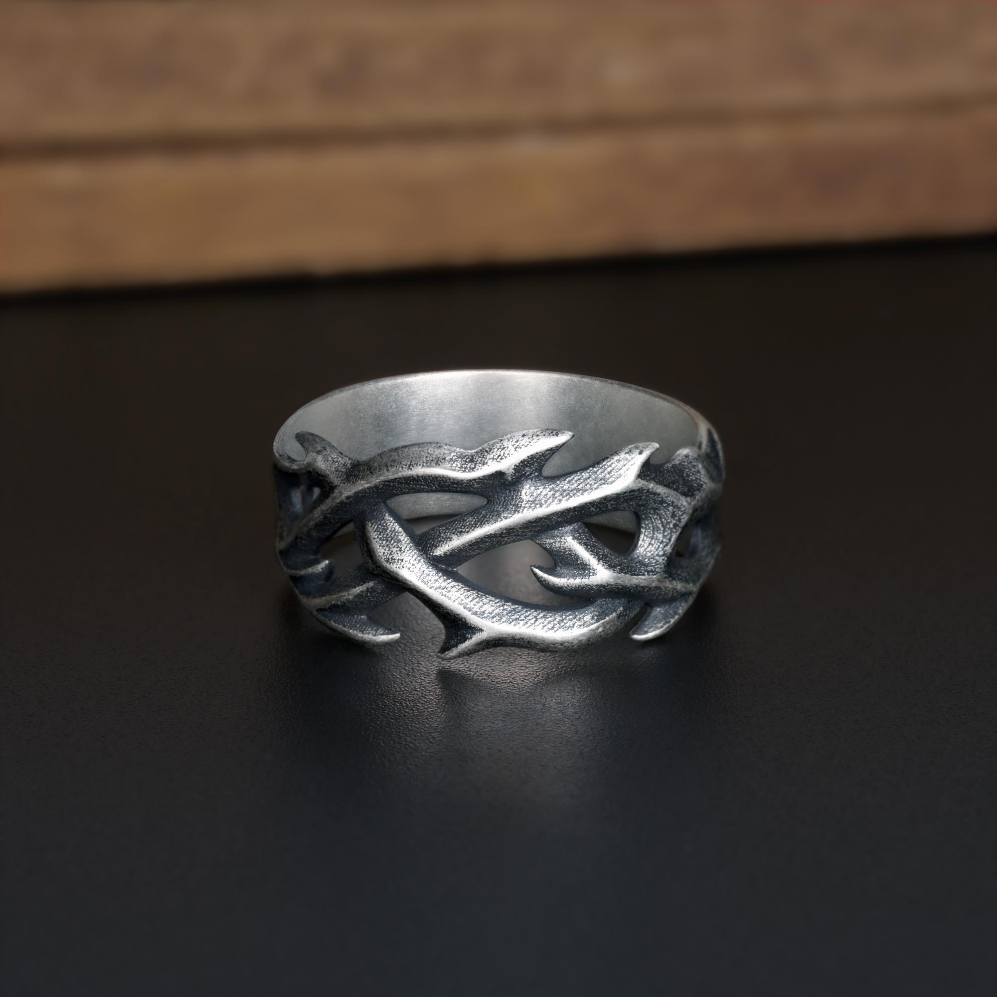 62 Silver Band Ring
