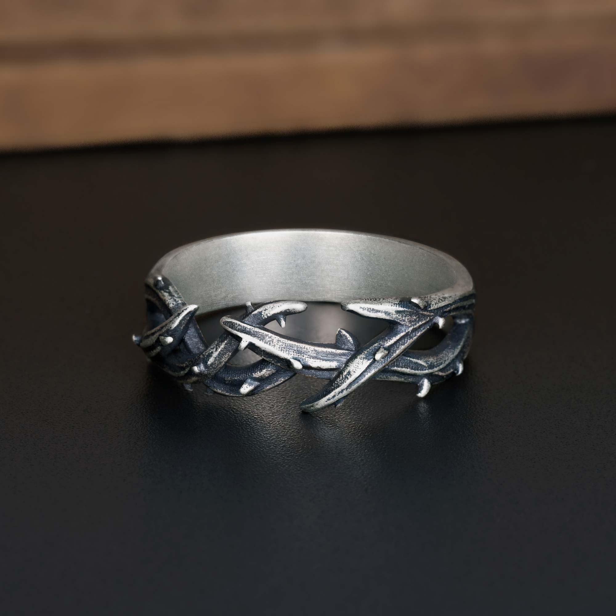 64 Silver Band Ring