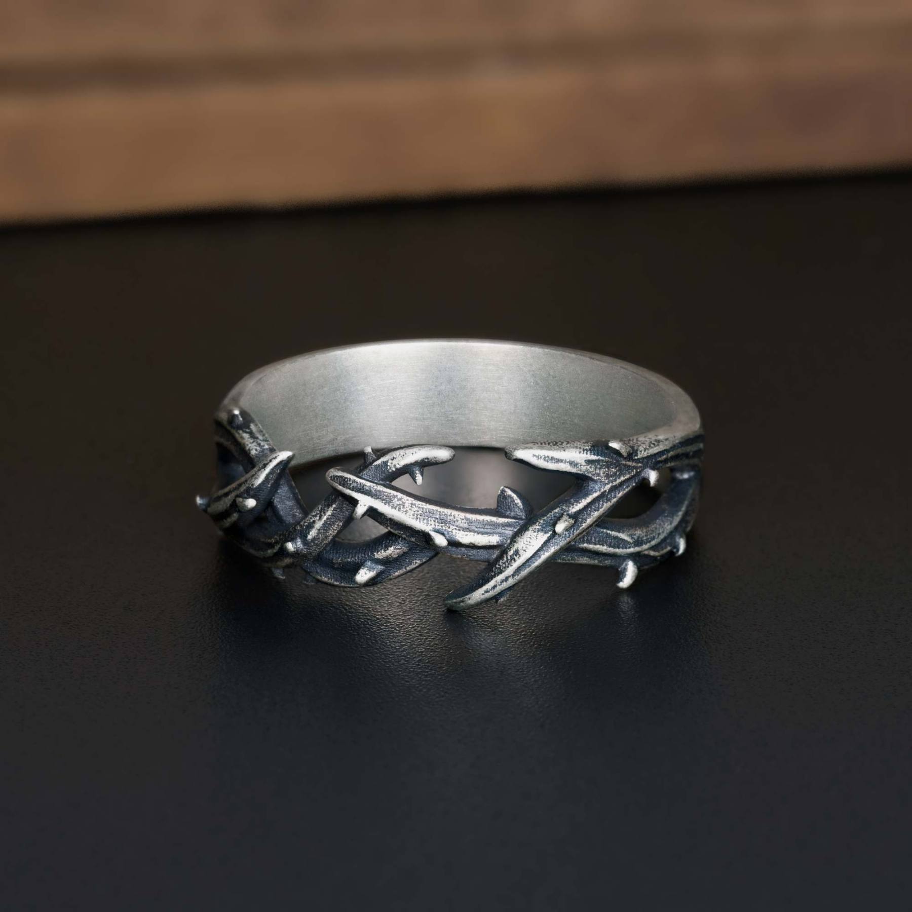 64 Silver Band Ring