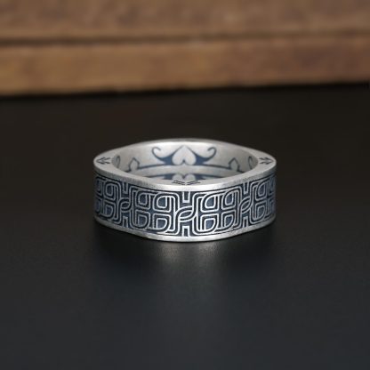 61 Silver Band Ring