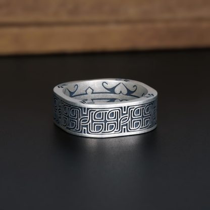 61 Silver Band Ring