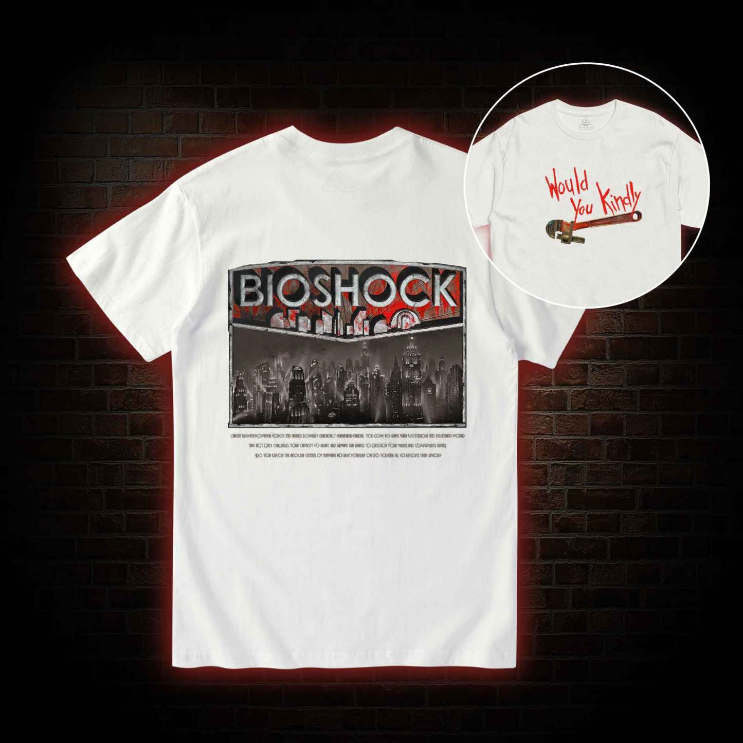 Would You Kindly Back Print T-shirt