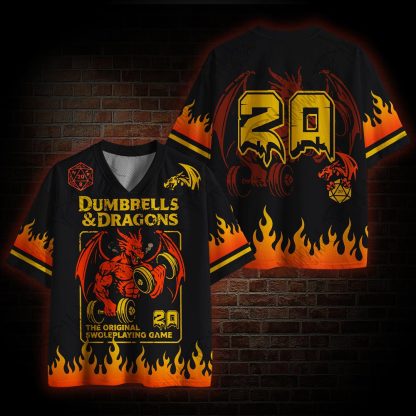Dumbbells&Dragons Mesh Jersey