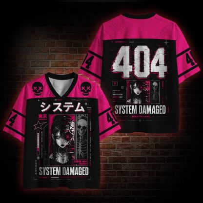 System Damaged Mesh Jersey