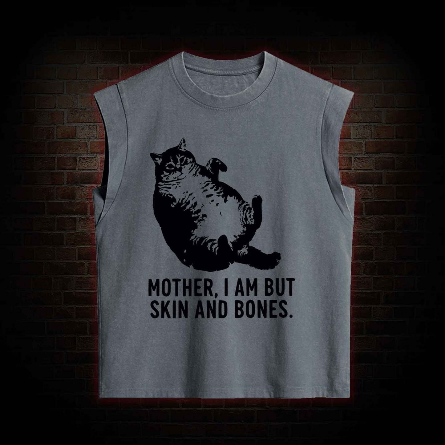 Mother I Am but Skin and Bones Women's Washed Tank Top