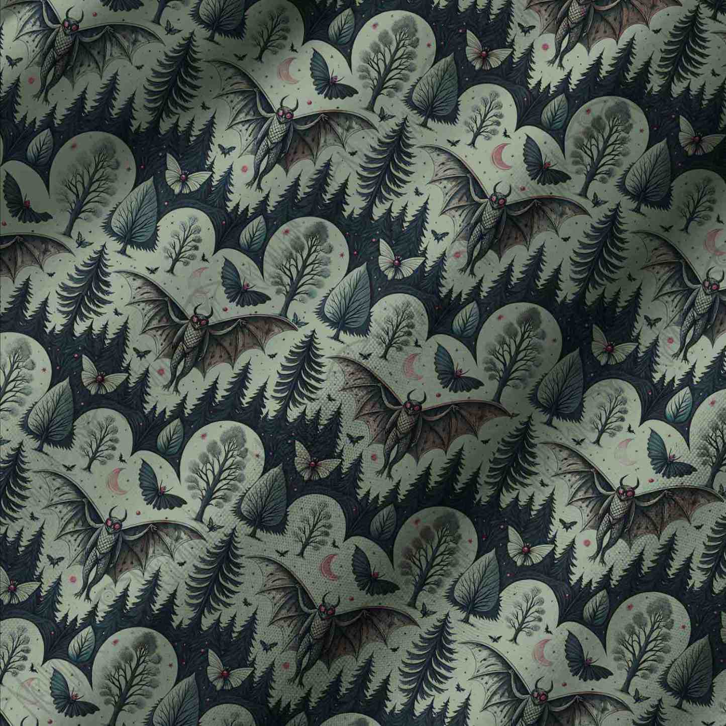 Home of the Mothman Lightweight Hawaiian Shirt