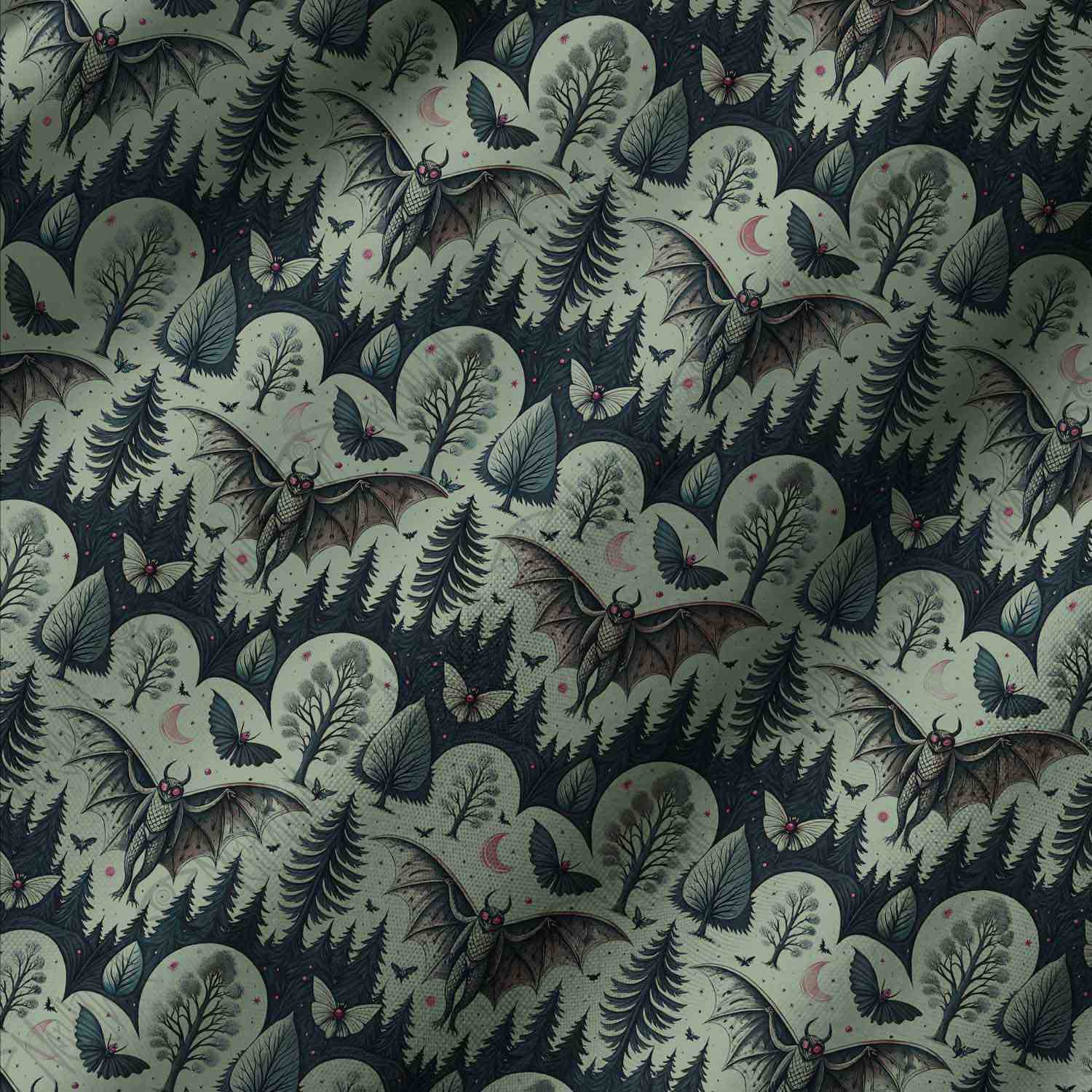 Home of the Mothman Lightweight Hawaiian Shirt