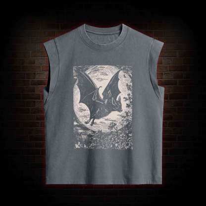 Medieval Bat Kid Women's Washed Tank Top