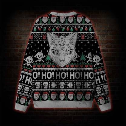 Goth Cat Ugly Sweatshirts