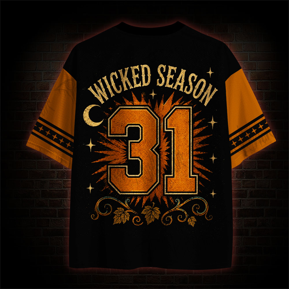Sweet as Pumpkin Wicked as Hell Mesh Jersey