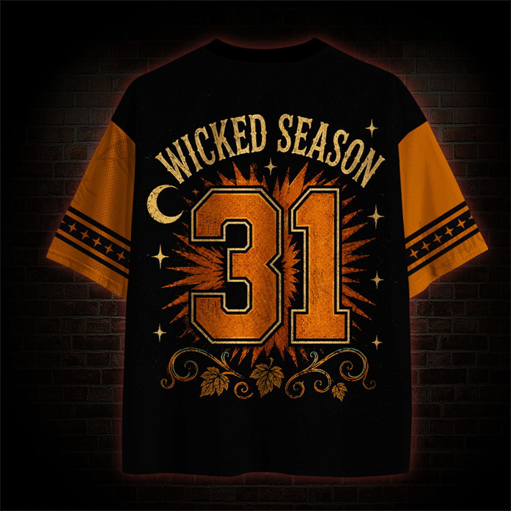 Sweet as Pumpkin Wicked as Hell Mesh Jersey