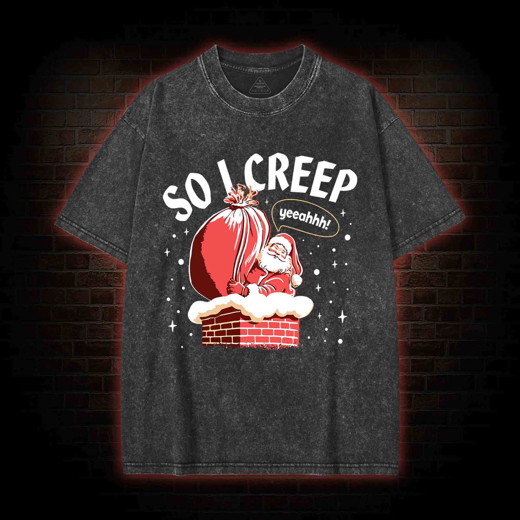So I Creep Washed T-shirt