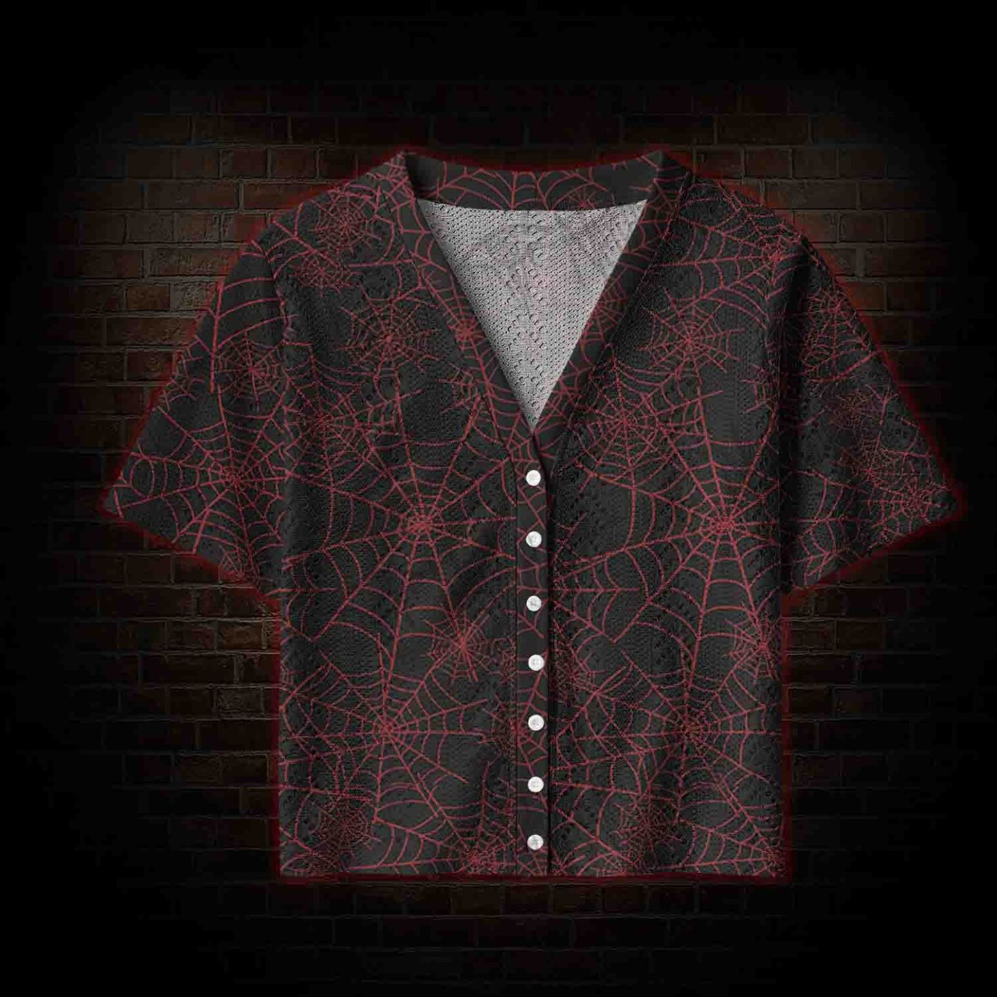 Spider Web Pointelle Cardigan