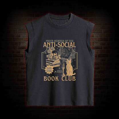 Anti-Social Book Club Women's Washed Tank Top