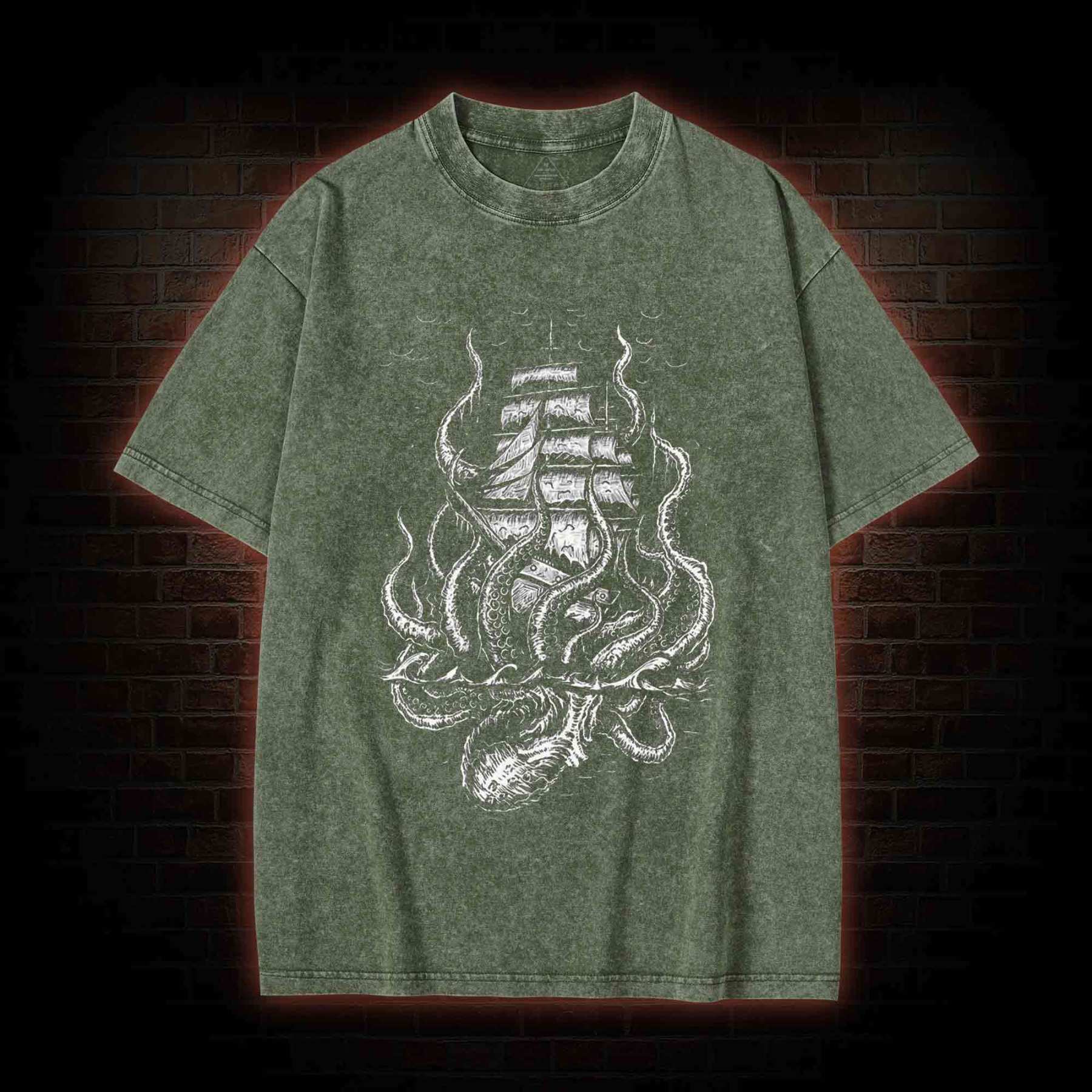 Cthulhu Mythos Washed T-Shirt