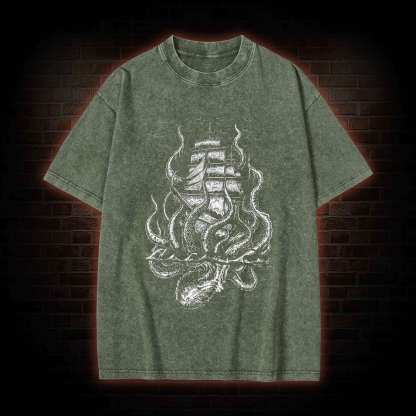 Cthulhu Mythos Washed T-Shirt