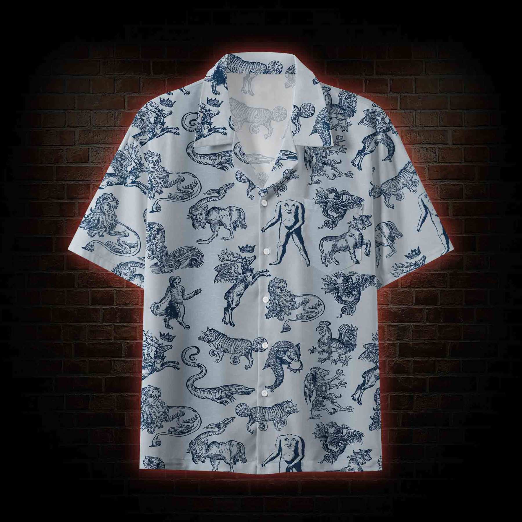 Medieval Monster Hawaiian Shirt