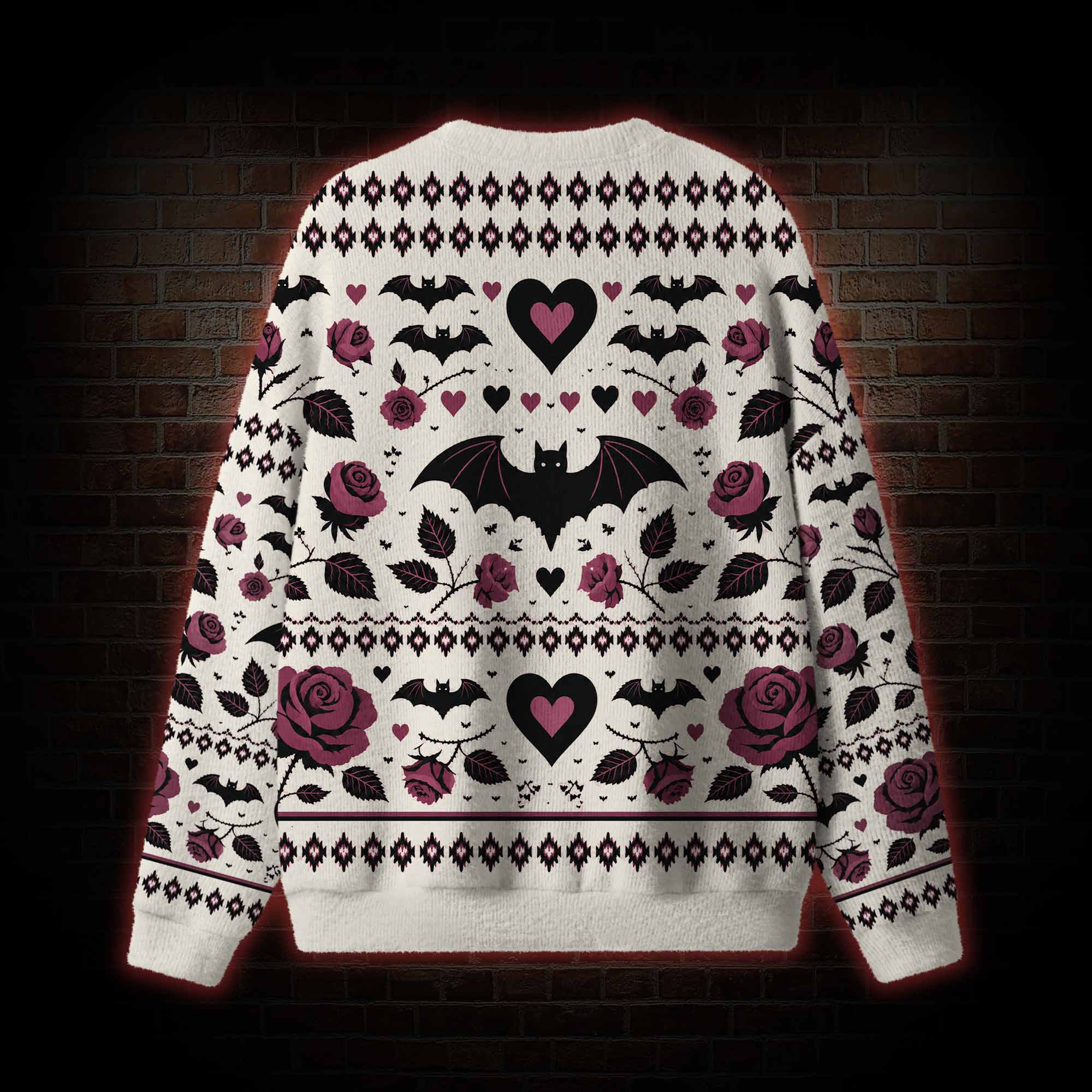 Bats Hearts Ugly Sweatshirts