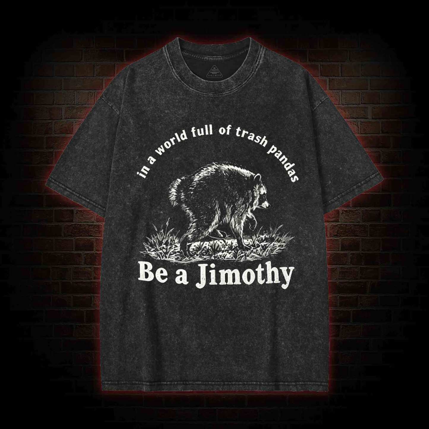 Be A Jimothy Raccoon Washed T-shirt