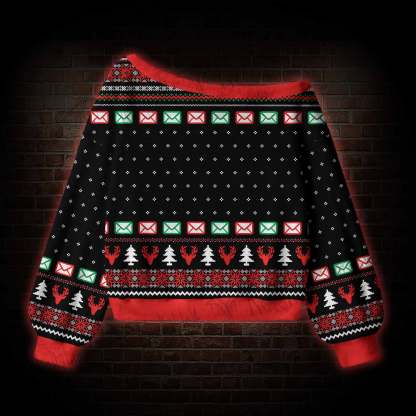 Your Email Did Not Find Me Well Off Shoulder Ugly Sweater