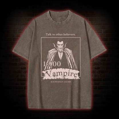 1-900 Vampire Washed T-shirt
