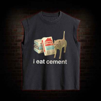 I Eat Cement Women's Washed Tank Top