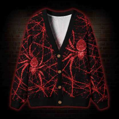 Web of Nightmares Cardigan Sweater