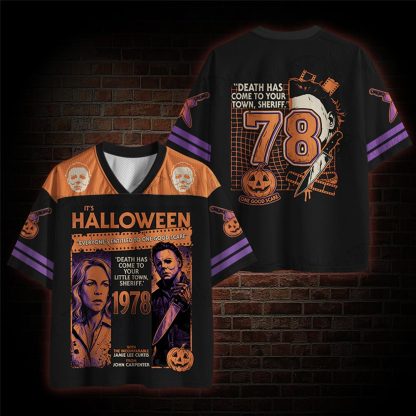 Death Has Come to Your Town Horror Mesh Jersey