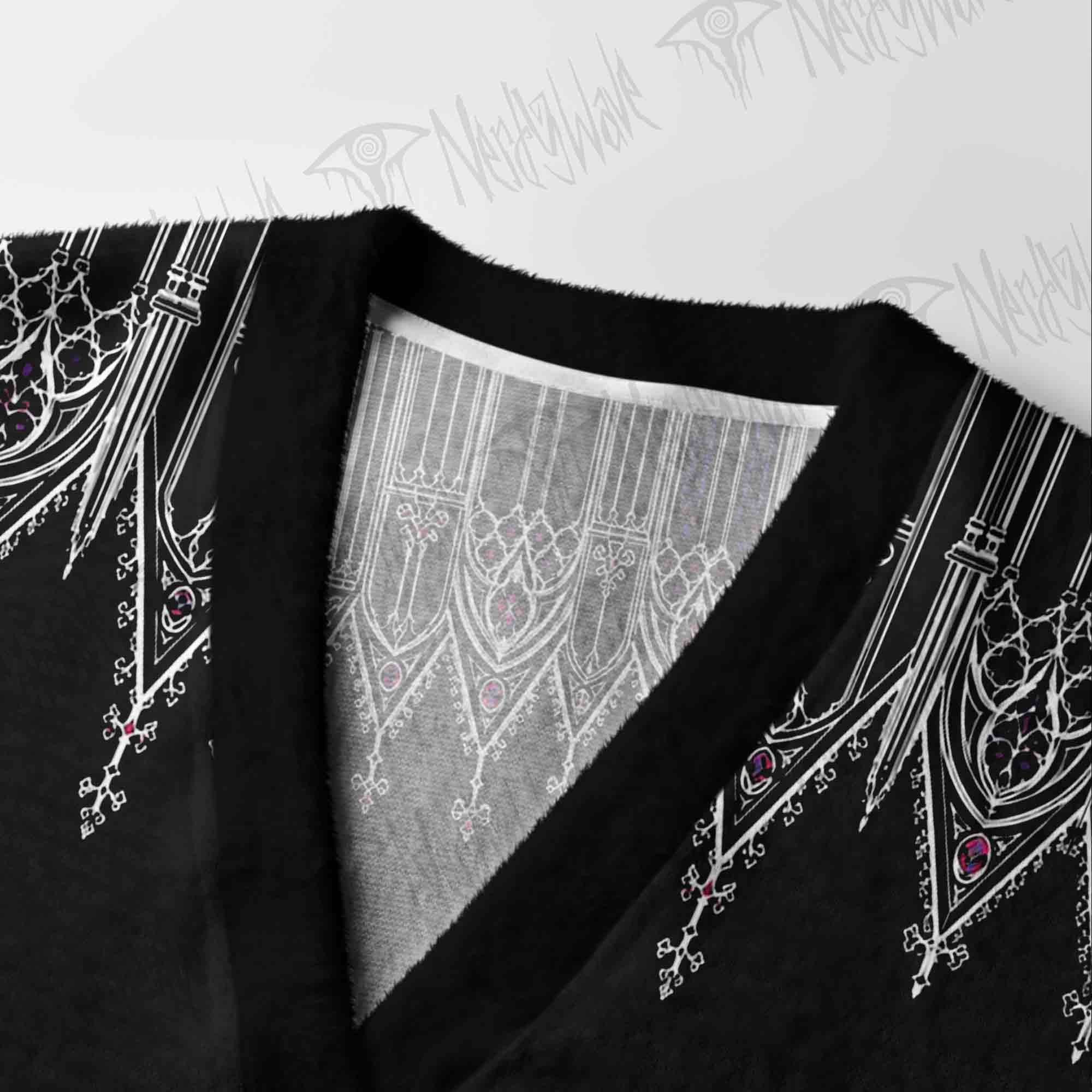 Gothic Revival Church Cardigan Sweater