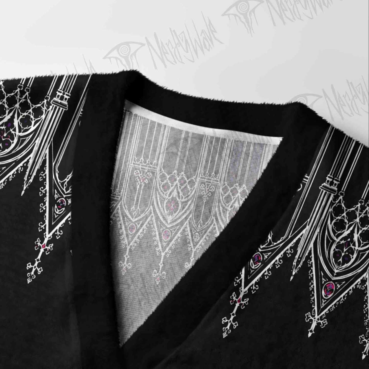 Gothic Revival Church Cardigan Sweater