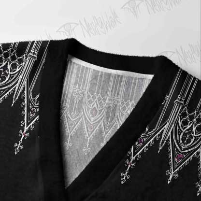 Gothic Revival Church Cardigan Sweater