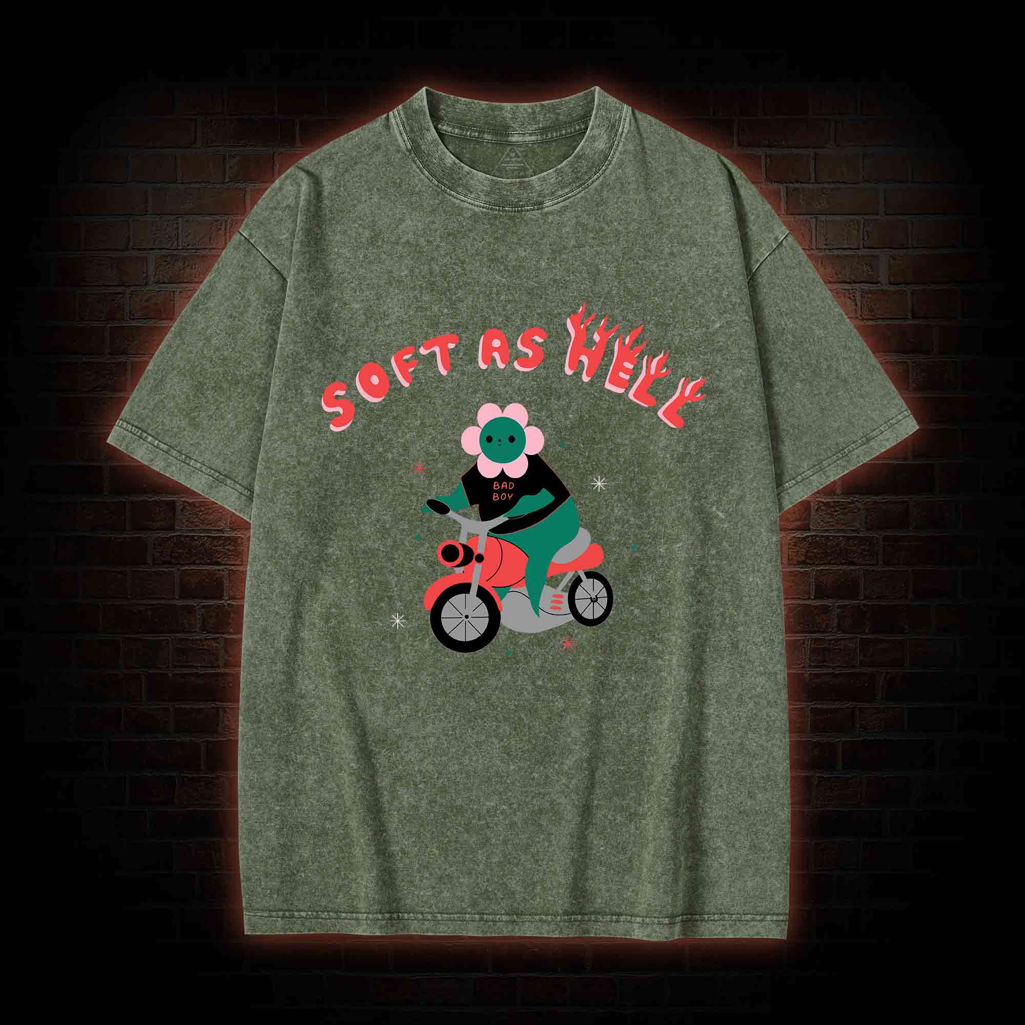 Soft As Hell Washed T-shirt