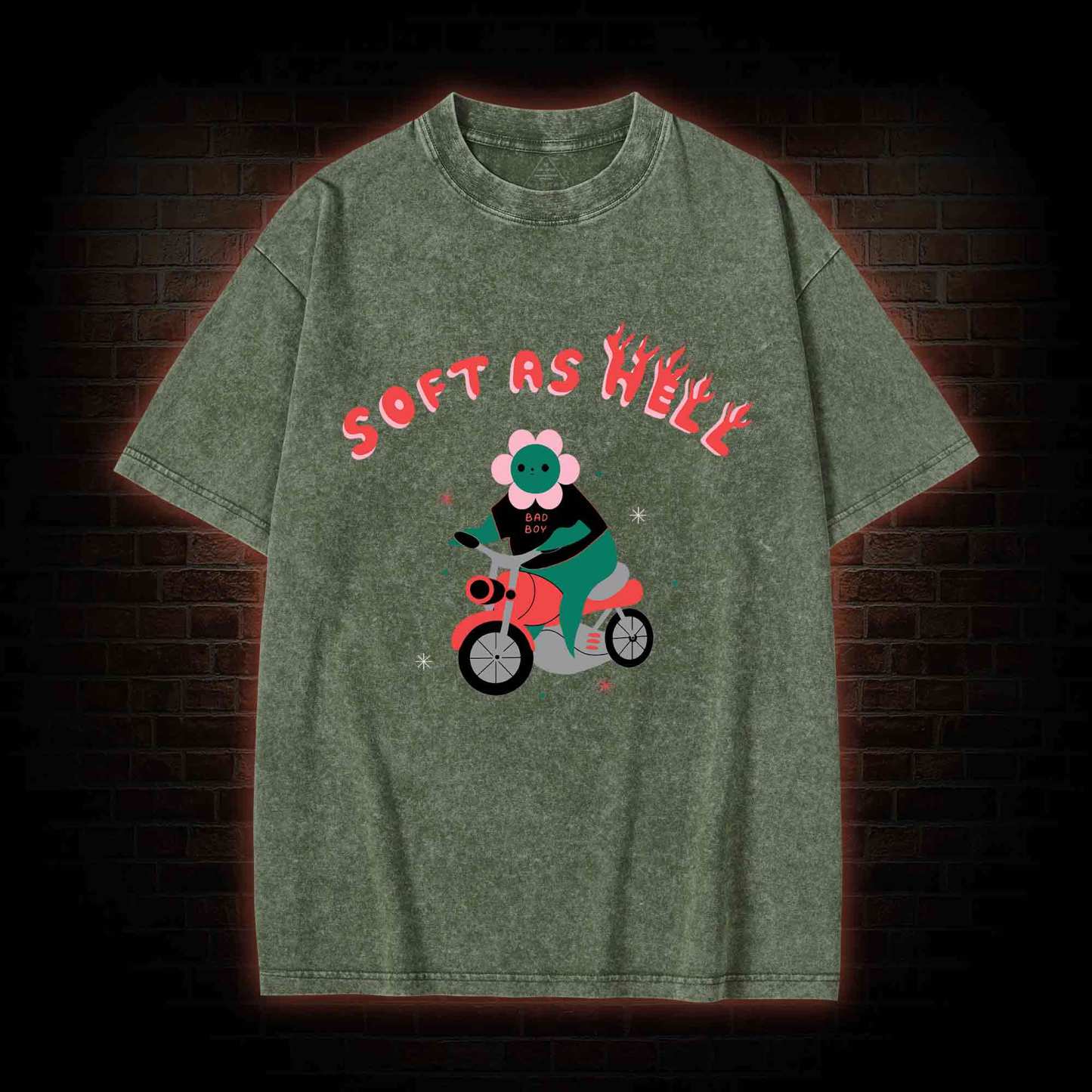 Soft As Hell Washed T-shirt