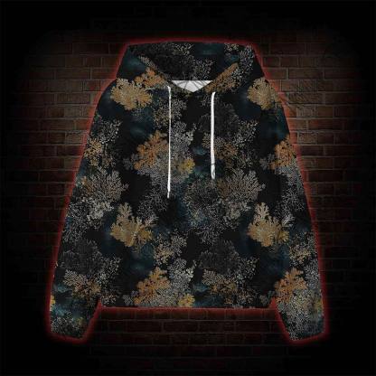 Overlooking the Dark Forest All Over Print Scuba Hoodie