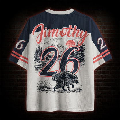 Vintage Jimothy Wildlife Mesh Jersey